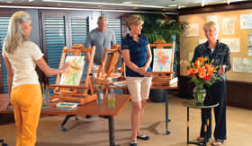 Oceania onboard activities Artist Loft