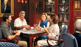 Oceania onboard activities Card Room