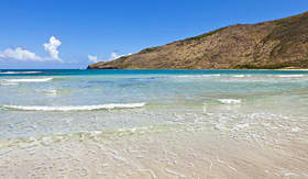 Princess Cruises beach on the caribbean island of St. Kitts