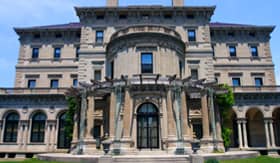 Princess Cruises breakers built by Cornelius Vanderbilt of gilded age Newport Rhode Island