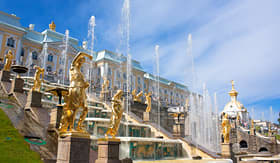 Princess Cruises Grand Cascade Fountains in Peterhof Palace, Russia