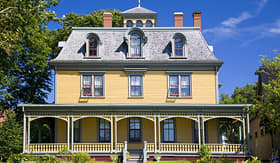 Princess Cruises historic house is in Charlottetown Prince Edward Island Canada