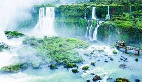 Princess Cruises Iguassu Falls view from Brazilian side