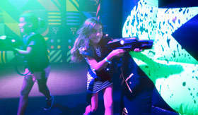 Children Playing Laser Tag aboard Royal Caribbean International's Mariner of the Seas