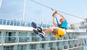 Allure of the Seas Zip Line - Royal Caribbean