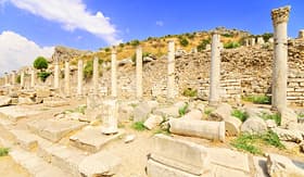 Royal Caribbean ancient ruins in Ephesus Turkey