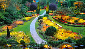 Royal Caribbean Butchart Gardens in Victoria, Canada