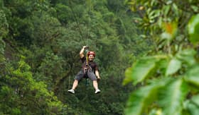 Royal Caribbean canopy zip line adventure