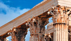 Royal Caribbean columns Temple of Olympian Zeus Athens Greece