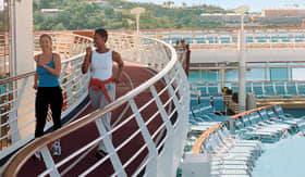 Royal Caribbean International spa & fitness jogging Track