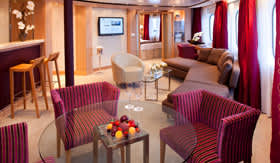 Seabourn Cruise Line staterooms Owner's Suite
