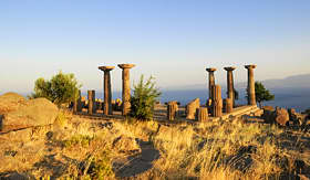 Seabourn Temple of Athena in Assos canakkale Turkey