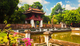 Temple of Literature in Hanoi, Vietnam