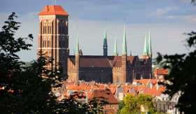 Cathedral in Gdansk Poland