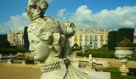 Queluz Palace in Lisbon, Portugal