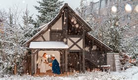 Viking River Cruises Christmas display in Bamberg, Bavaria