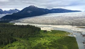 Taku Glacier in Alaska