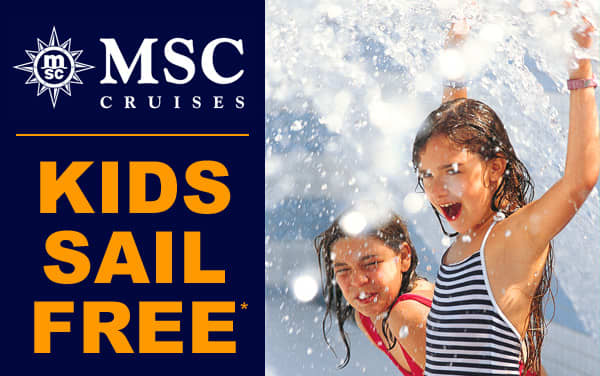 MSC Cruises: Kids Sail FREE on select sailings*