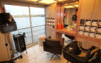 Hair salon onboard the AmaReina