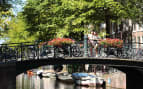 A bridge over a canal in Amsterdam