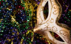 Mardi Gras Mask and Beads Azamara Club Cruises