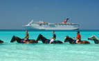 Horseback riding adventure Carnival Cruise Line