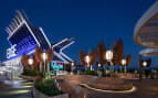 The Rooftop Garden at night on Celebrity Edge