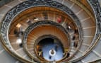 Stairwell in Sistine Chaple Museum Cunard Line