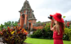 Tourists at the Bali Temple