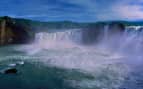 Godafoss Falls in Iceland