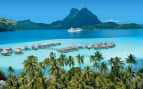 Aerial view of Bora Bora