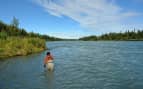 Scenic fishing in Alaska