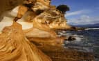 Cliff Formation on Maria Island East Tasmania Aus