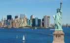 Statue of Liberty and the New York City skyline