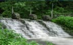 Waterfall hatchery in Decorah, Iowa