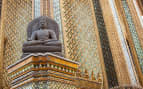 Buddha statue at the Grand Palace in Bangkok