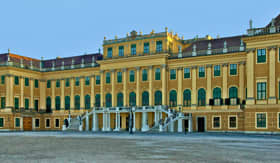 Schonbrunn Palace in Vienna, Austria