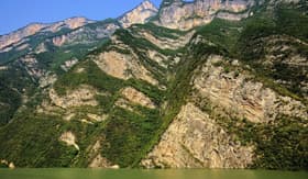 Cliffs of the Three Gorges in China