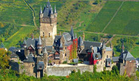 Reichsburg Castle in Cochem, Germany