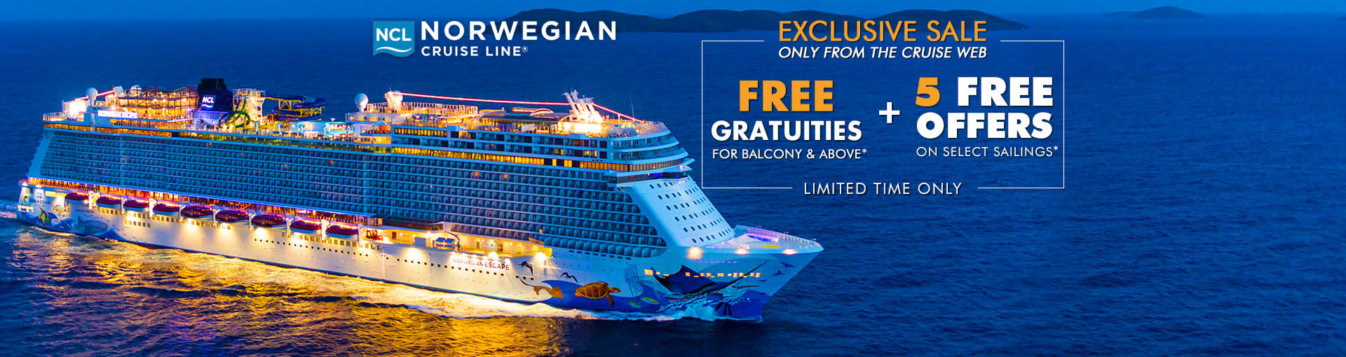 Norwegian Cruise Line: Free Gratuities