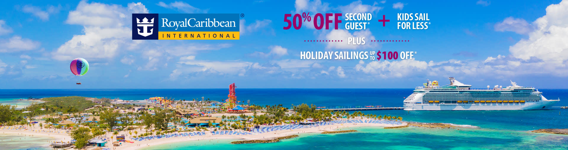 Royal Caribbean Cruise Specials 50 Off 2nd Guest, Kids Sail for Less