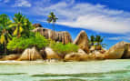 Amazing Seychelles Islands La Digue famous Rocky