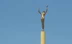 Statue in Napier, New Zealand