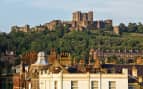 Castle above the City of Dover Kent UK