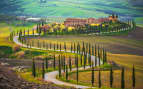 Celebrity Cruises Sunny fields of Tuscany, Italy