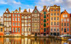 Buildings in Amsterdam Netherlands Holland America