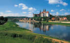 Elbe River in Meissen, Germany