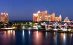 Night skyline of Nassau, Bahamas