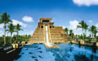 Mayan water slide in Nassau