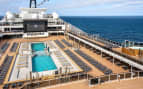 Main pool deck on MSC Euribia